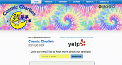 Desktop Screenshot of cosmiccharlies.com